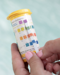 FROG® @ease® Test Strips — for checking water balance in hot tubs and swim spas.