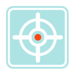 Favicon of a color palette icon — represents single color match for easy reading with FROG® @ease® Test Strips.