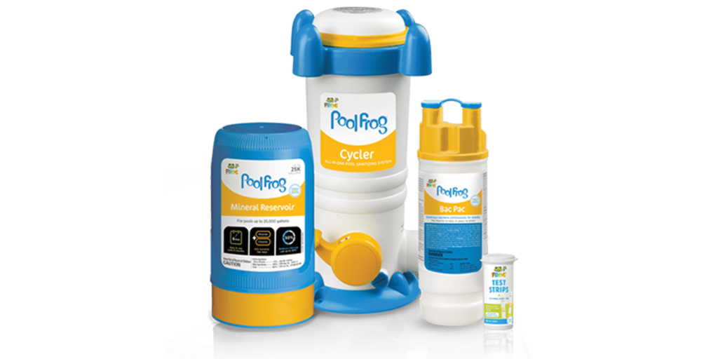 POOL FROG® Model 6100 Mineral Reservoir POOL FROG® Model 6100 Mineral Reservoir for pools up to 25,000 gallons, compatible with POOL FROG systems